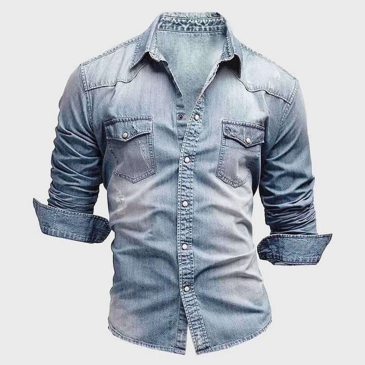 Benjamin | Chemise Jean Homme Manches Longues