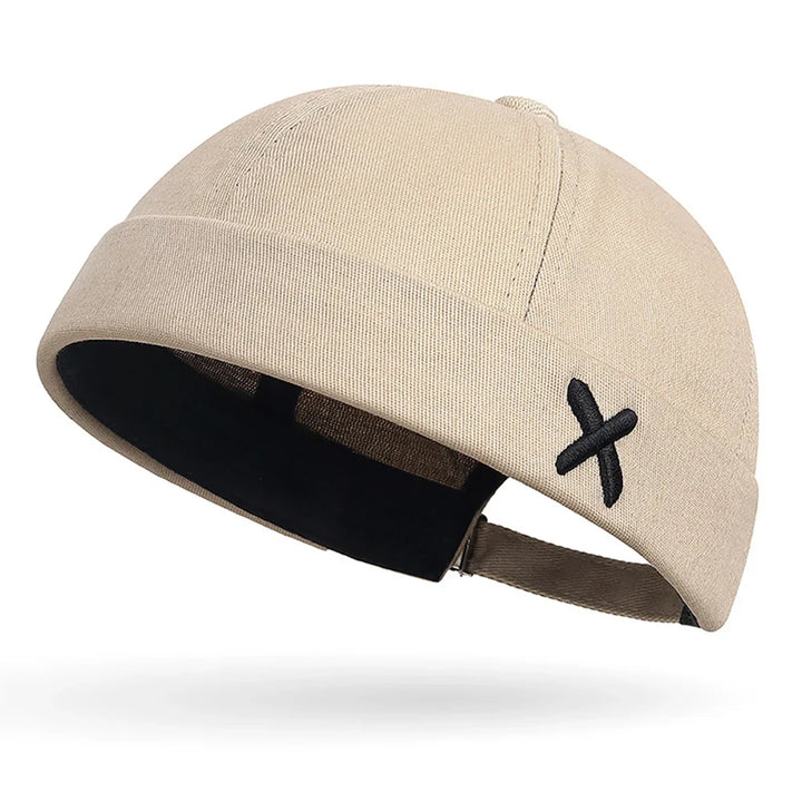 Brice | Casquette Docker Beige en Toile Ajustable