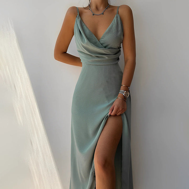Carla | Robe de Soirée Longue Fendue Femme