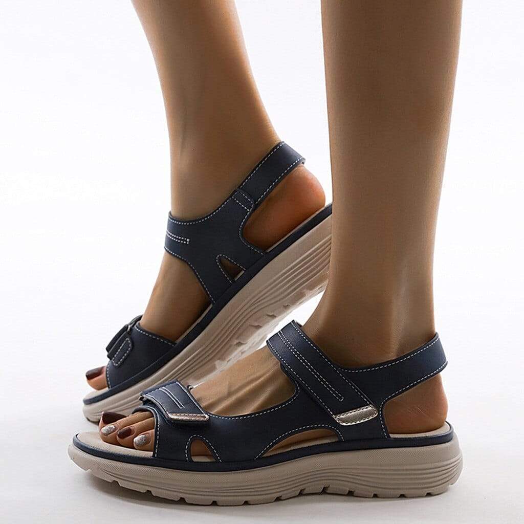Carla | Sandales Femme Sport Velcro Plateforme