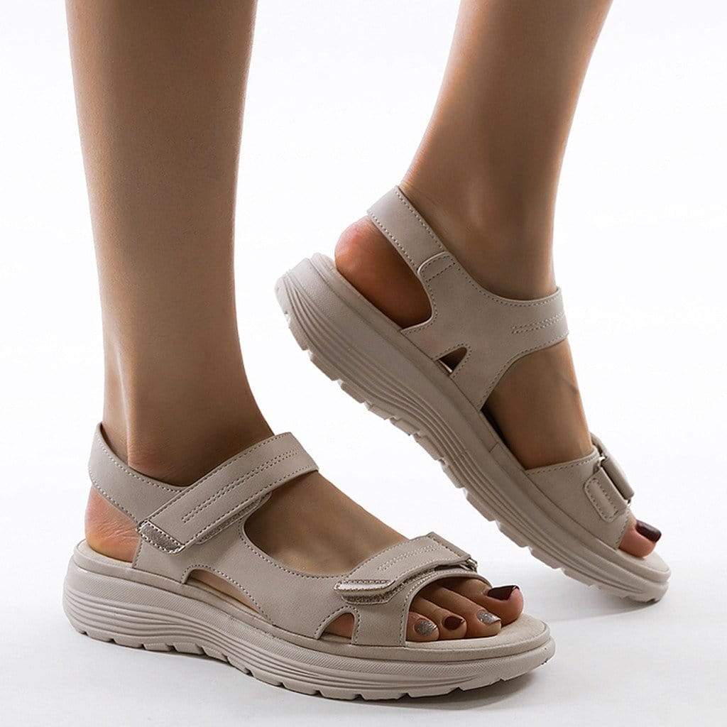 Carla | Sandales Femme Sport Velcro Plateforme