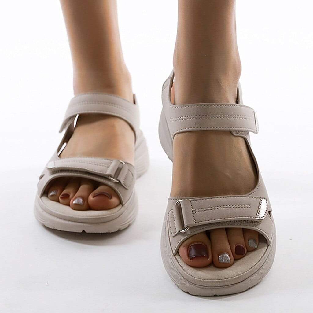 Carla | Sandales Femme Sport Velcro Plateforme