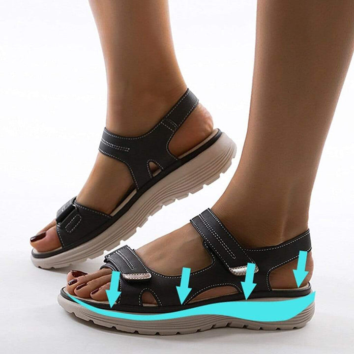 Carla | Sandales Femme Sport Velcro Plateforme