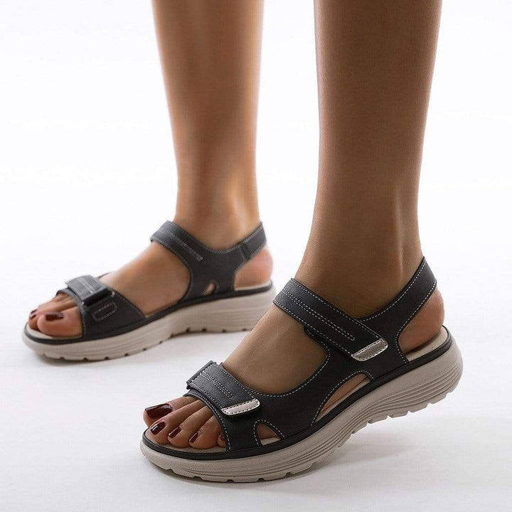 Carla | Sandales Femme Sport Velcro Plateforme