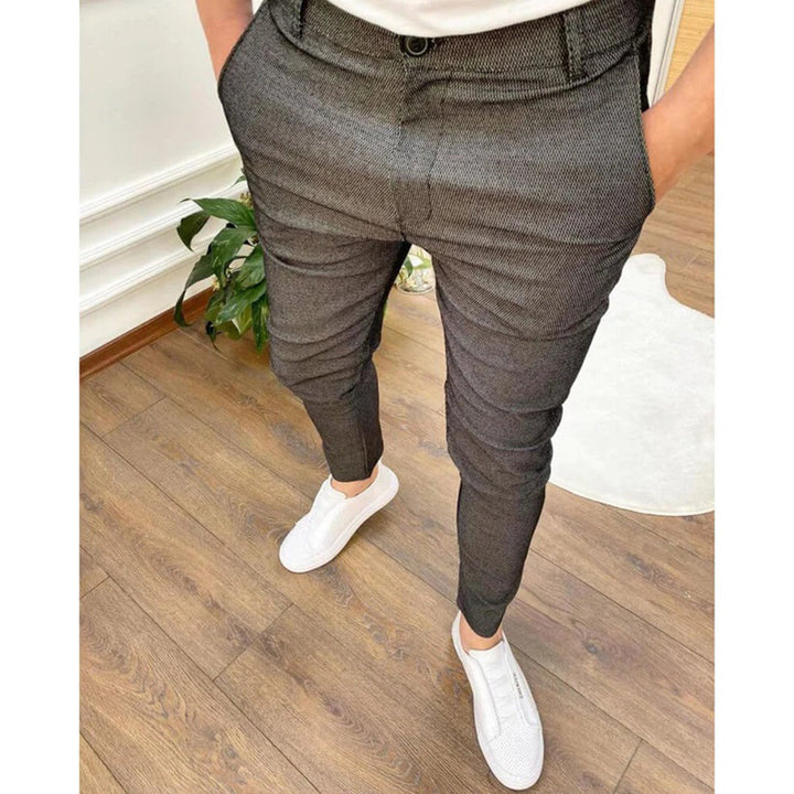 Charles | Pantalon Chino Homme Slim Noir