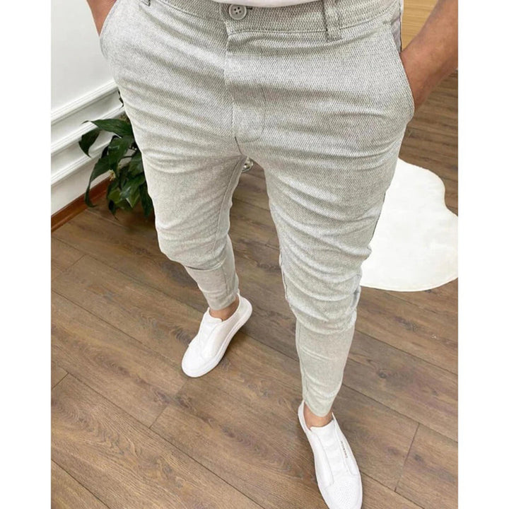 Charles | Pantalon Chino Homme Slim Noir