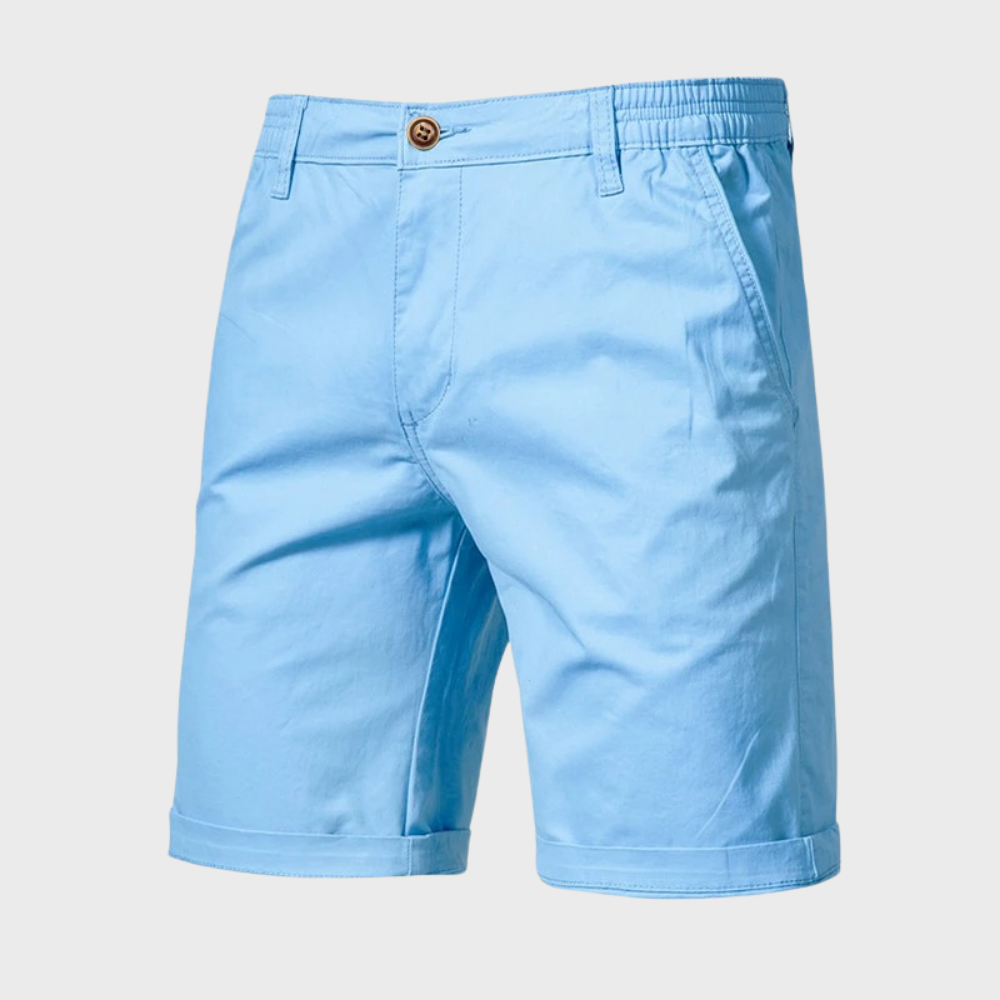 Charles | Short Chino Homme Beige Taille Élastique