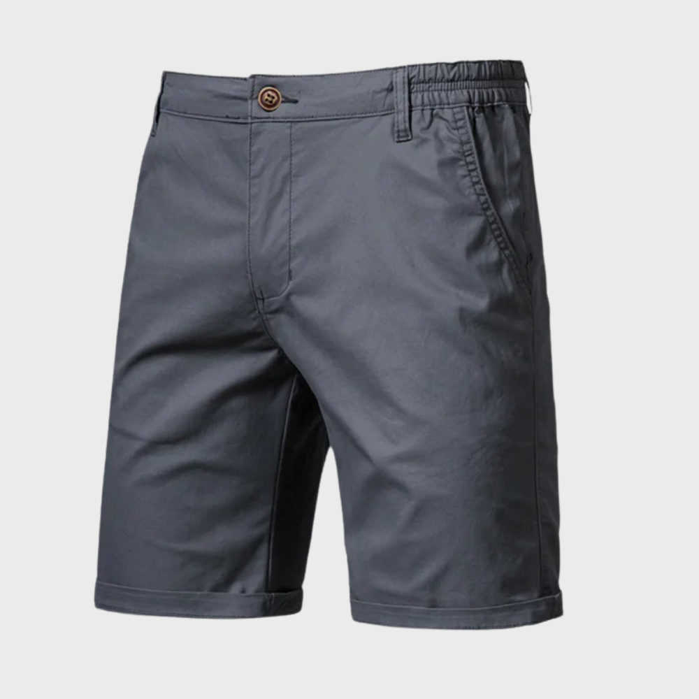 Charles | Short Chino Homme Beige Taille Élastique