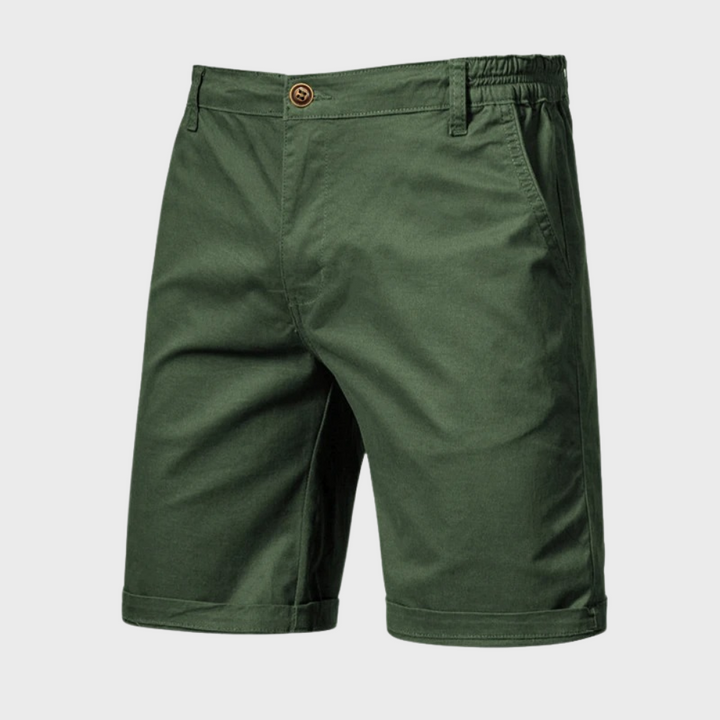 Charles | Short Chino Homme Beige Taille Élastique