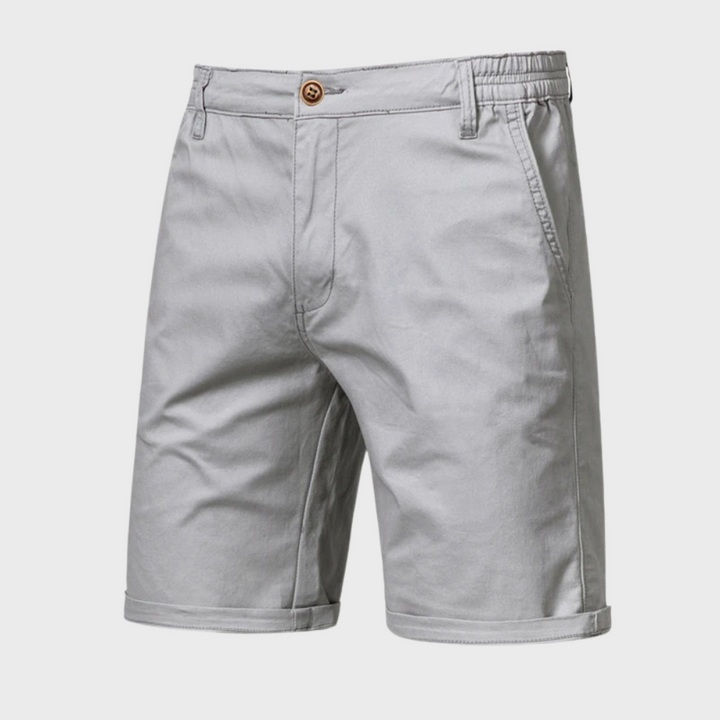 Charles | Short Chino Homme Beige Taille Élastique