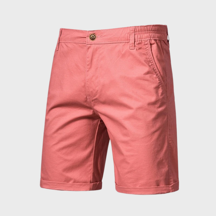 Charles | Short Chino Homme Beige Taille Élastique