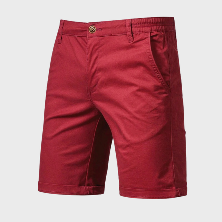 Charles | Short Chino Homme Beige Taille Élastique