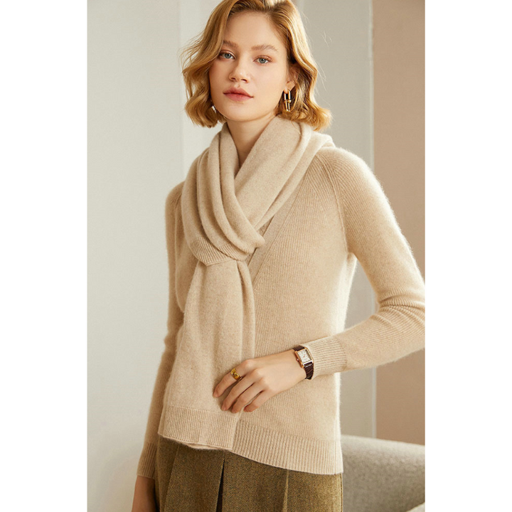Charlotte | Gilet Crème Femme Ouvert Manches Larges