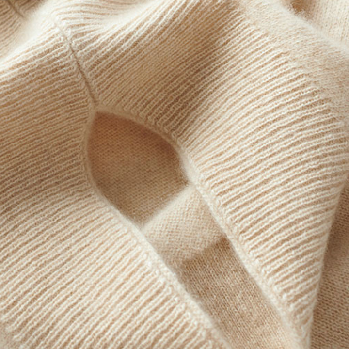 Charlotte | Gilet Crème Femme Ouvert Manches Larges
