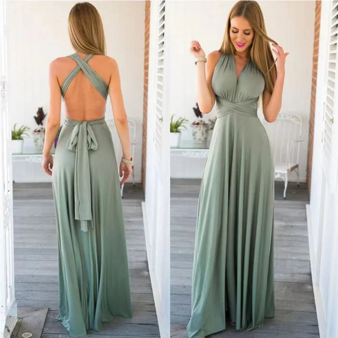 Charlotte | Robe de Soirée Longue Dos Nu Femme