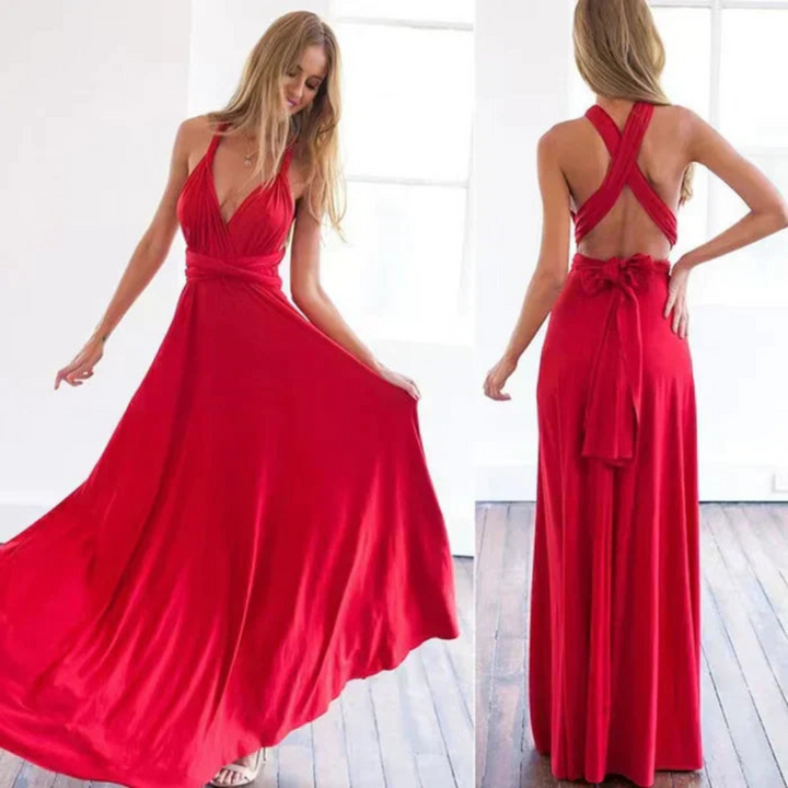 Charlotte | Robe de Soirée Longue Dos Nu Femme