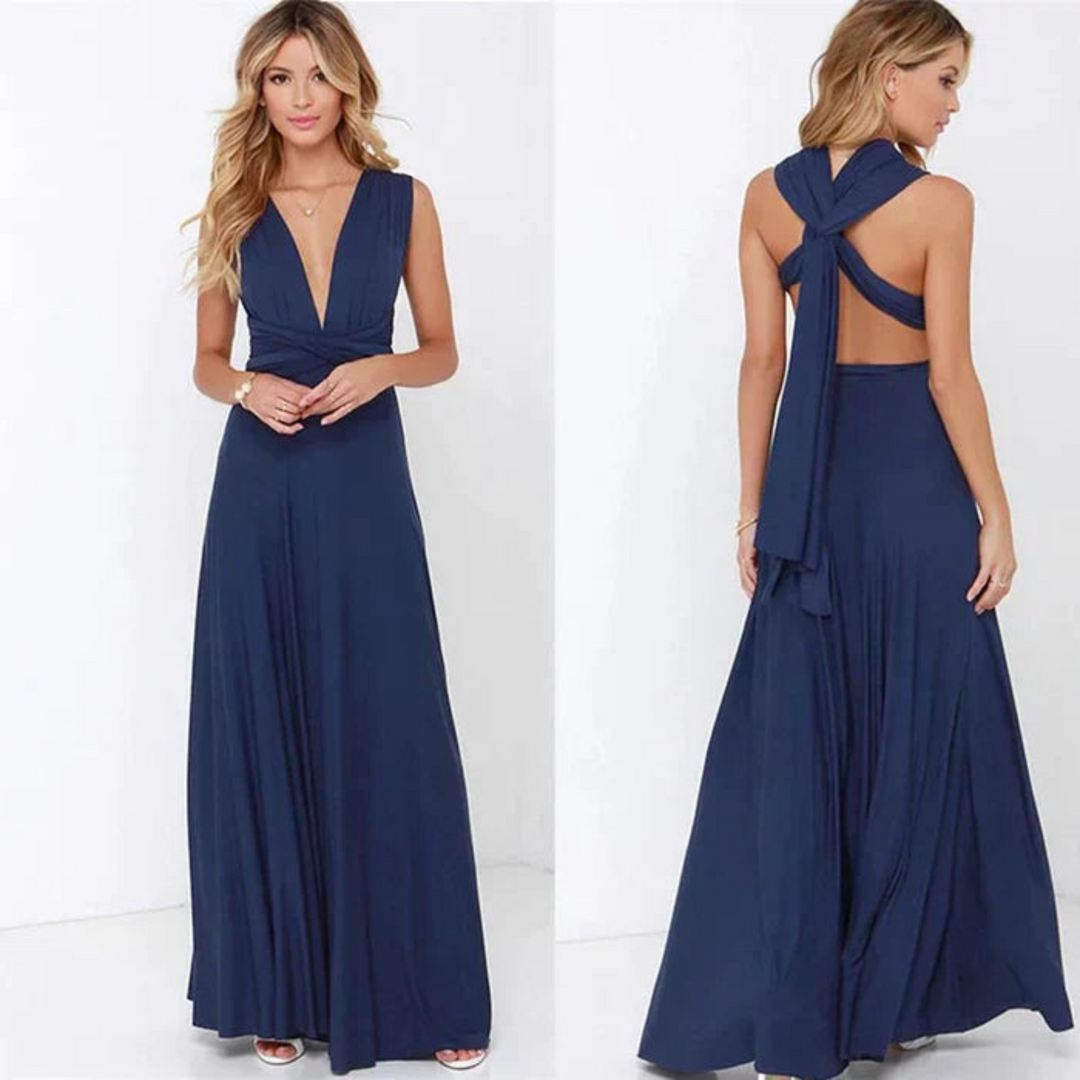 Charlotte | Robe de Soirée Longue Dos Nu Femme