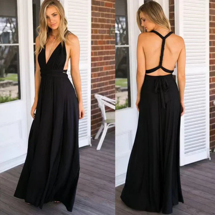 Charlotte | Robe de Soirée Longue Dos Nu Femme