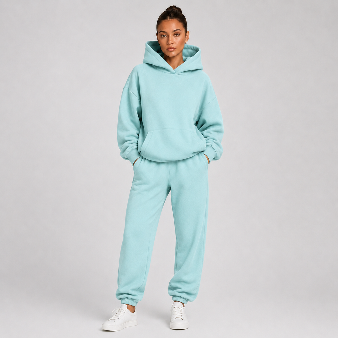 Camille | Survêtement Femme Oversize Capuche Kanga