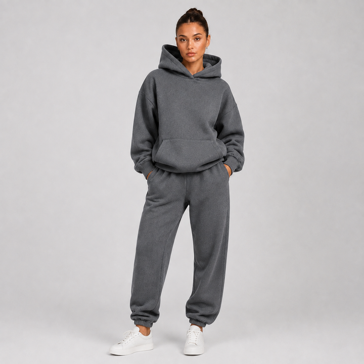 Camille | Survêtement Femme Oversize Capuche Kanga