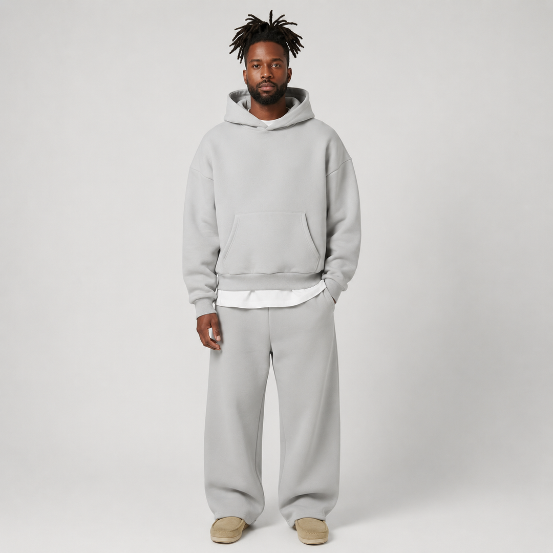 Survêtement homme oversize molletonné