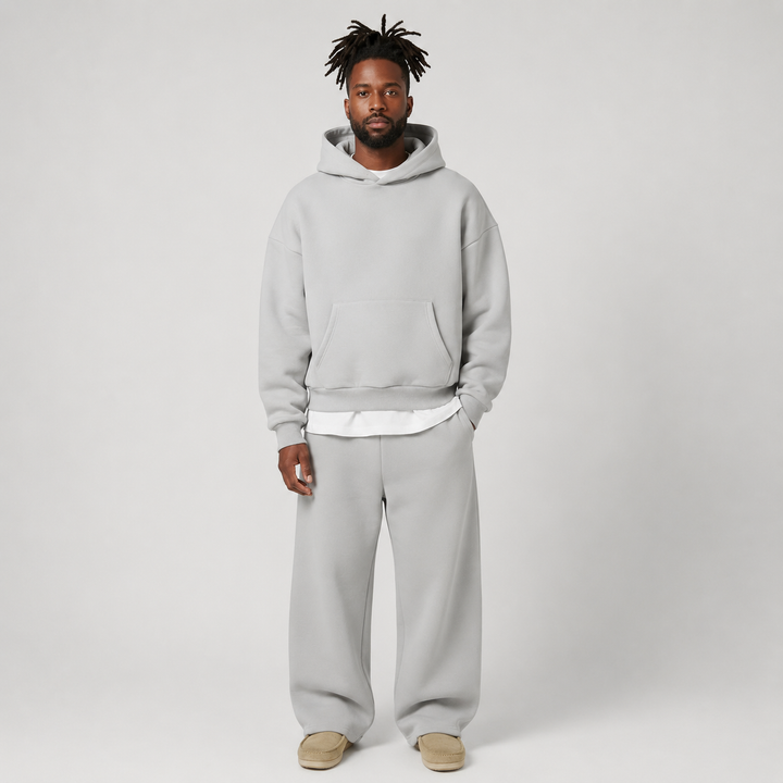 Survêtement homme oversize molletonné