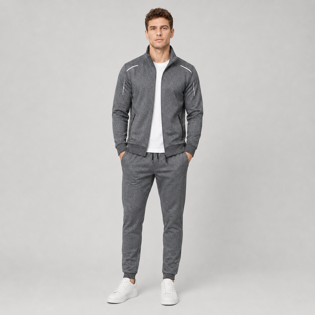 Lucas | Survêtement Homme Col Montant Zip