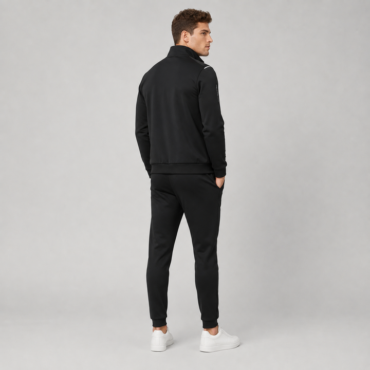 Survêtement homme col montant zippé