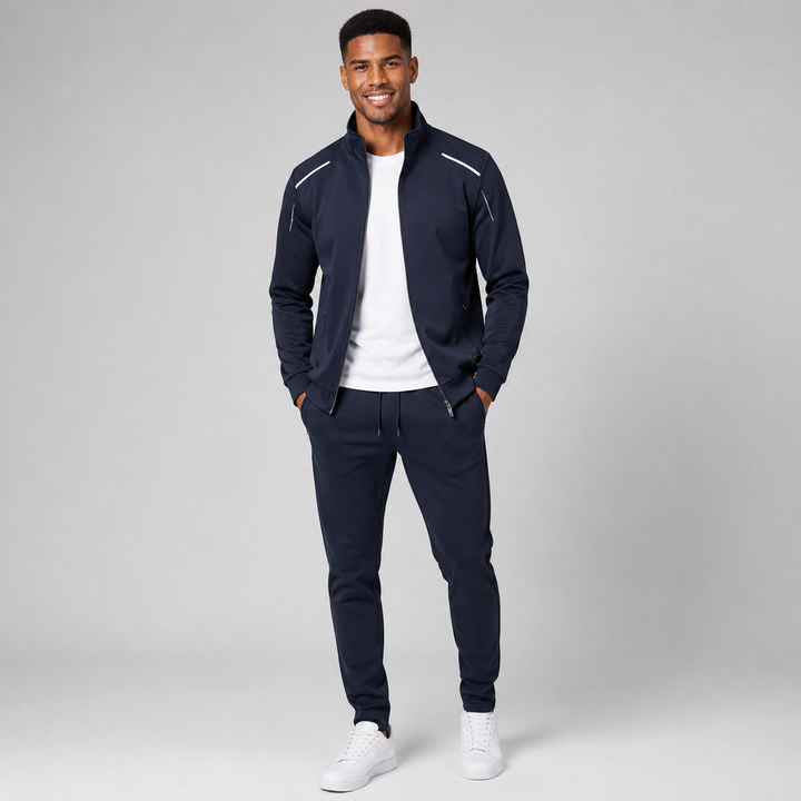 Lucas | Survêtement Homme Col Montant Zip