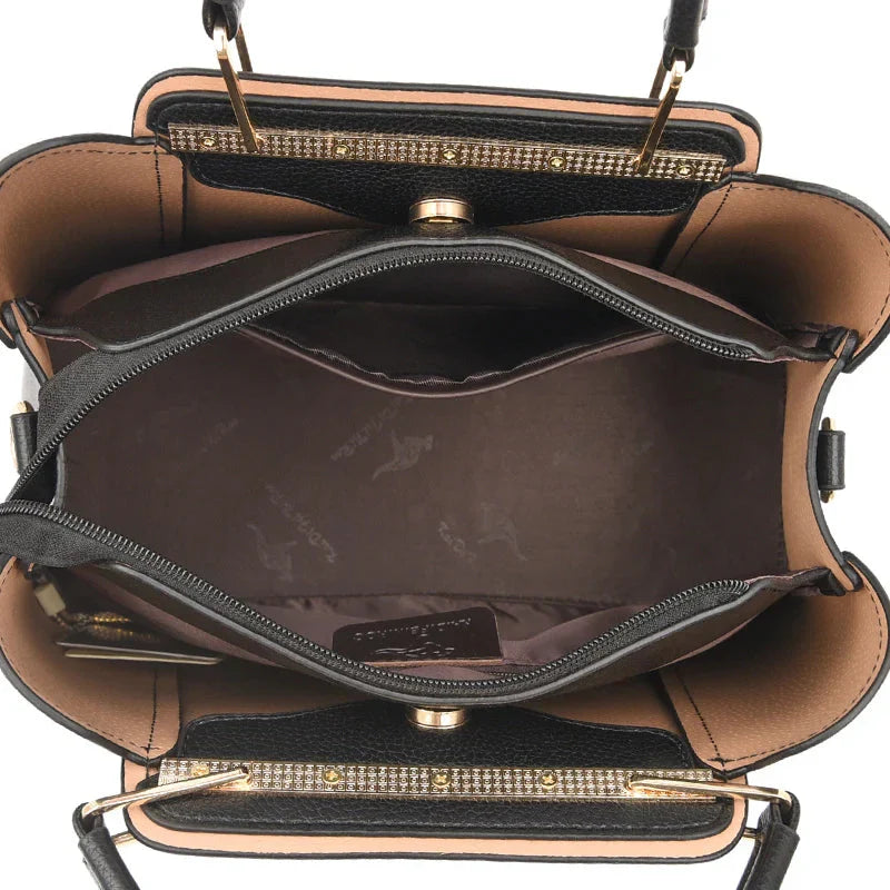 Chloé | Sac Cabas Cuir Noir Bandoulière Femme