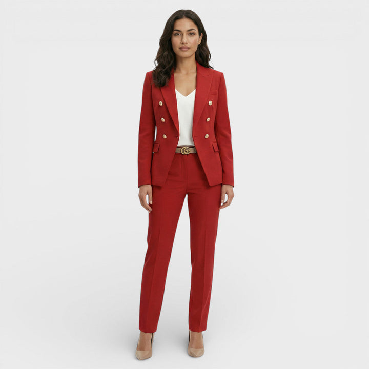 Clara | Blazer Femme Vêtements Double Boutonnage