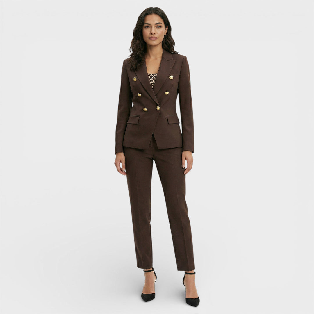 Clara | Blazer Femme Vêtements Double Boutonnage
