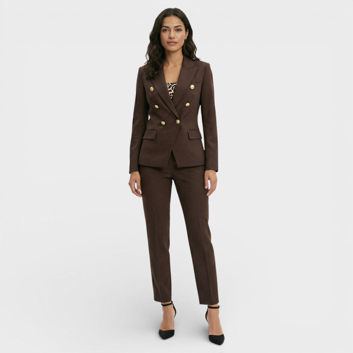 Clara | Blazer Femme Vêtements Double Boutonnage