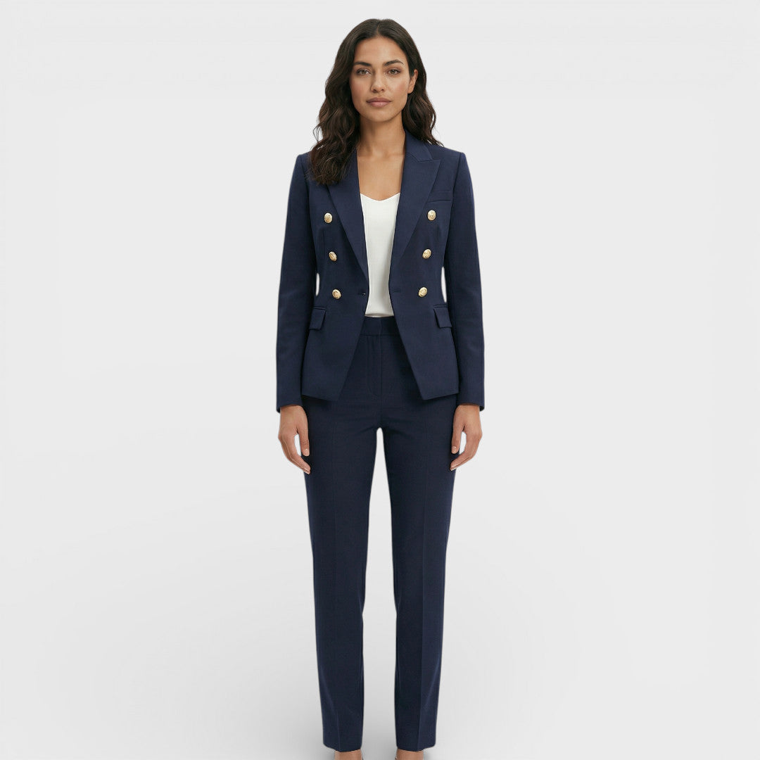 Clara | Blazer Femme Vêtements Double Boutonnage