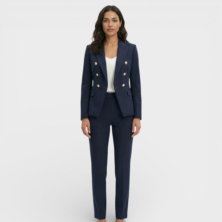 Clara | Blazer Femme Vêtements Double Boutonnage