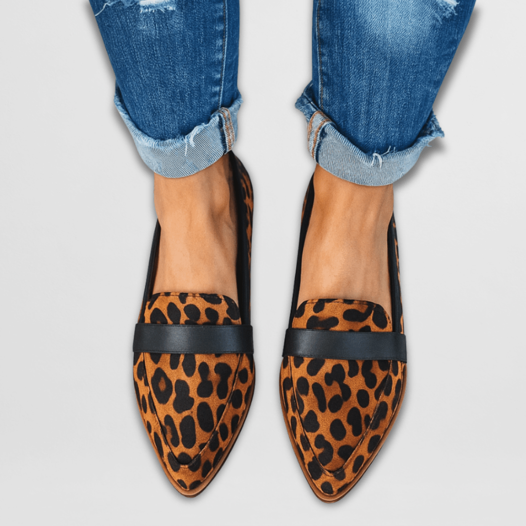 Clémence | Mocassin Femme Pointu en Daim