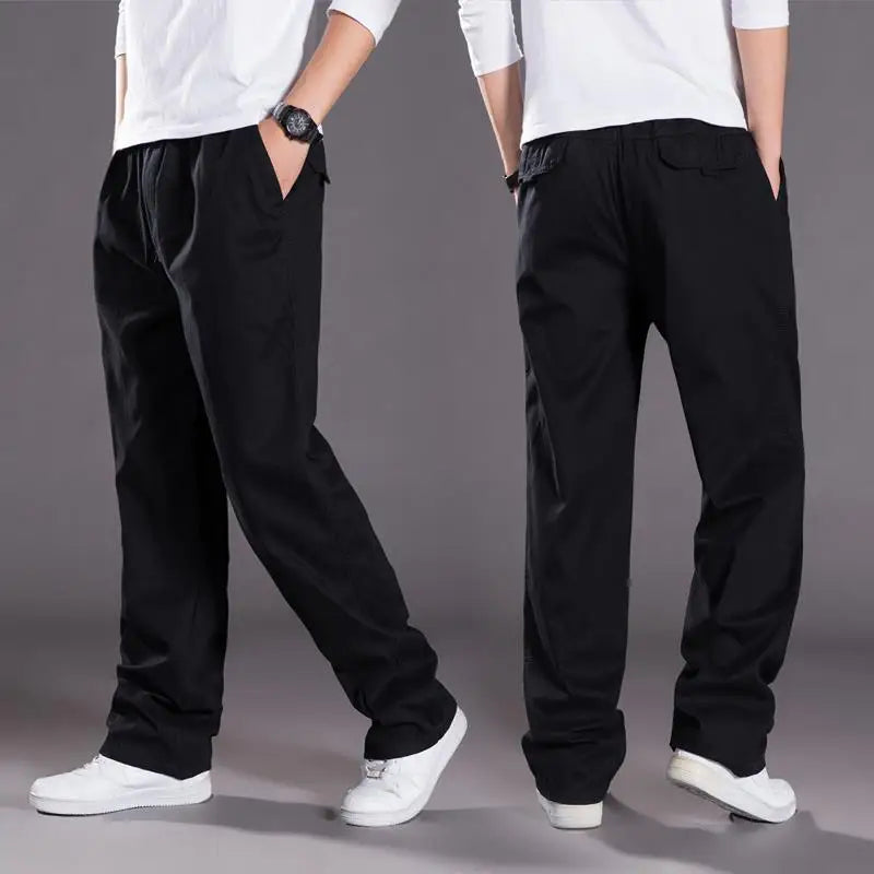 Clément | Pantalon Homme Coton Coupe Droite Taille Élastique