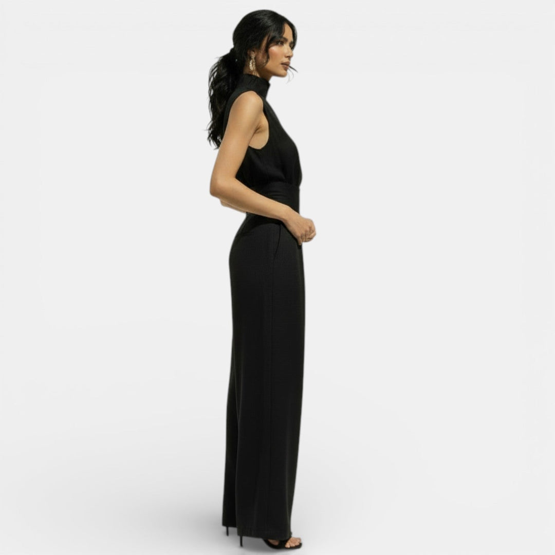 Coralie | Ensemble Pantalon Large Femme Taille Haute