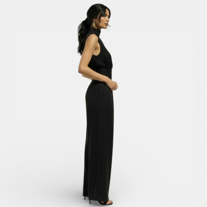 Coralie | Ensemble Pantalon Large Femme Taille Haute