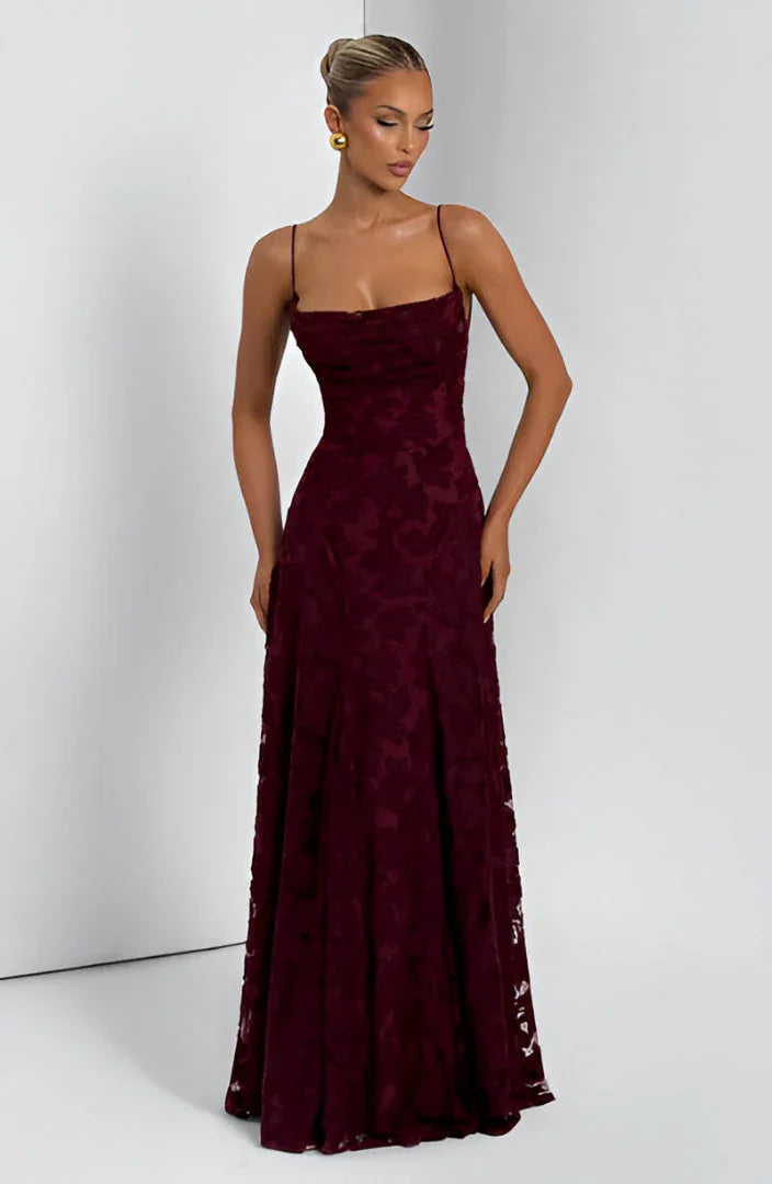 Coralie | Robe de Mariée Longue Fleurie Blanche