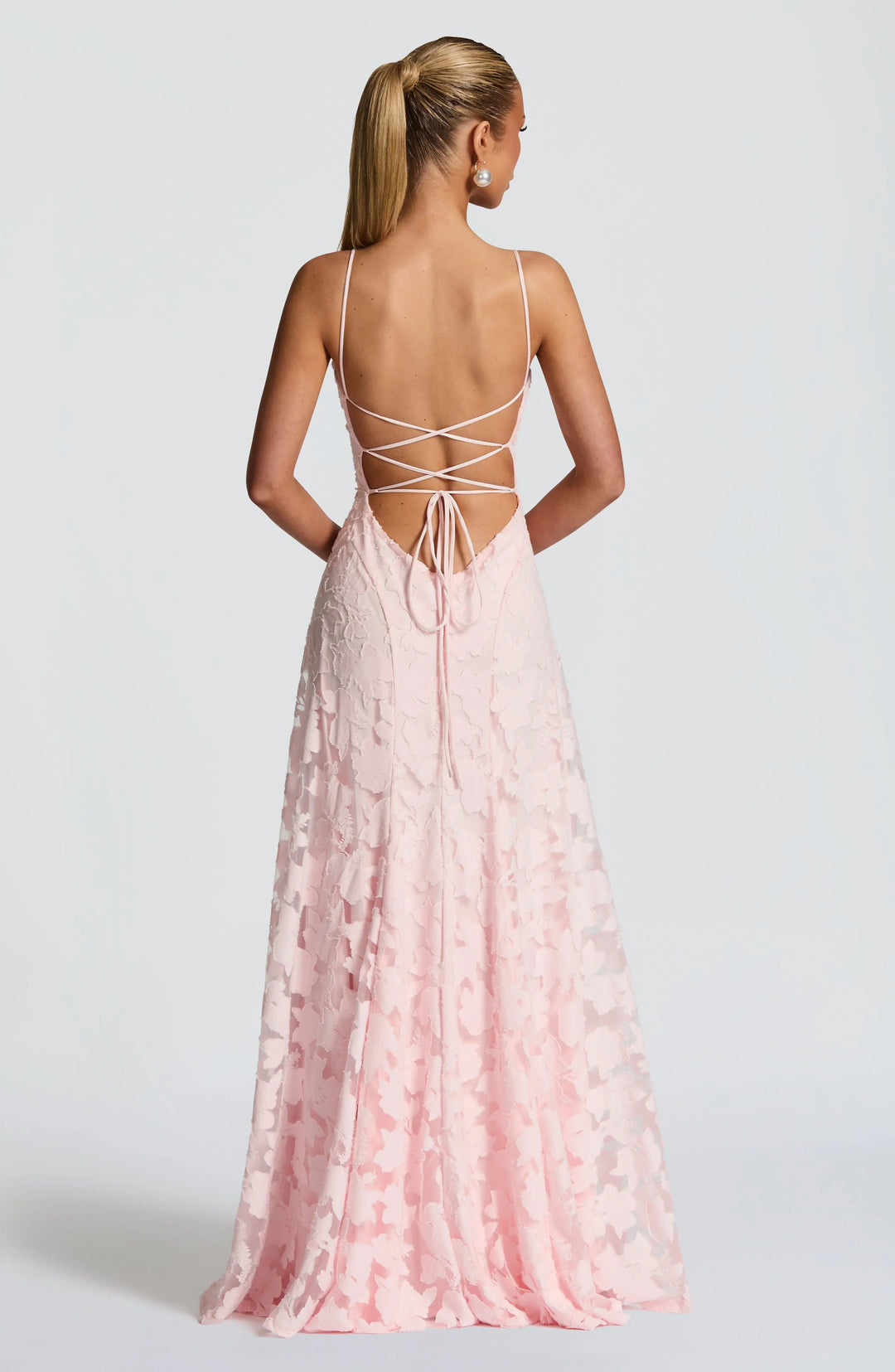 Coralie | Robe de Mariée Longue Fleurie Blanche
