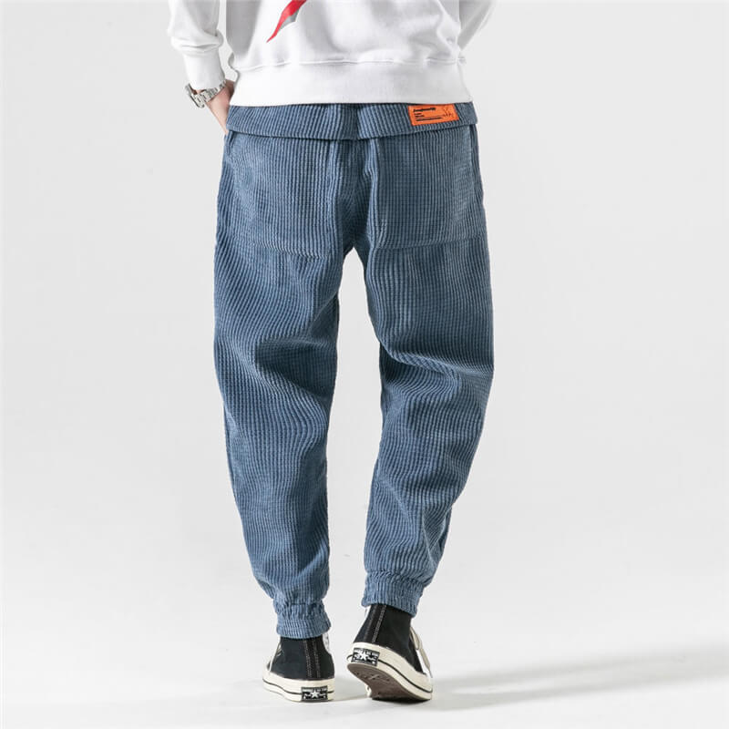 Pierre | Pantalon Jogger en Cordon Gris Homme