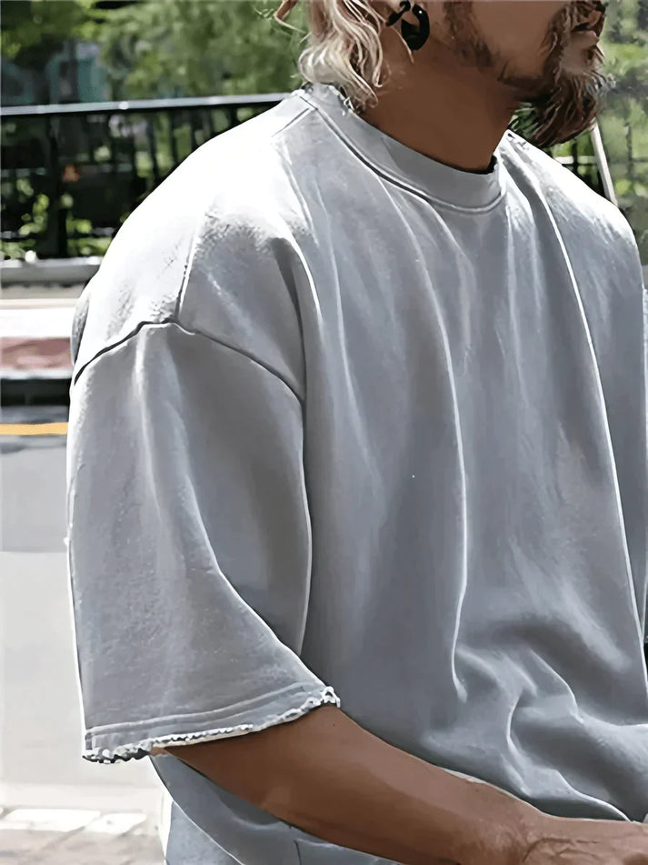 Damien | Ensemble Short T-Shirt Homme Gris