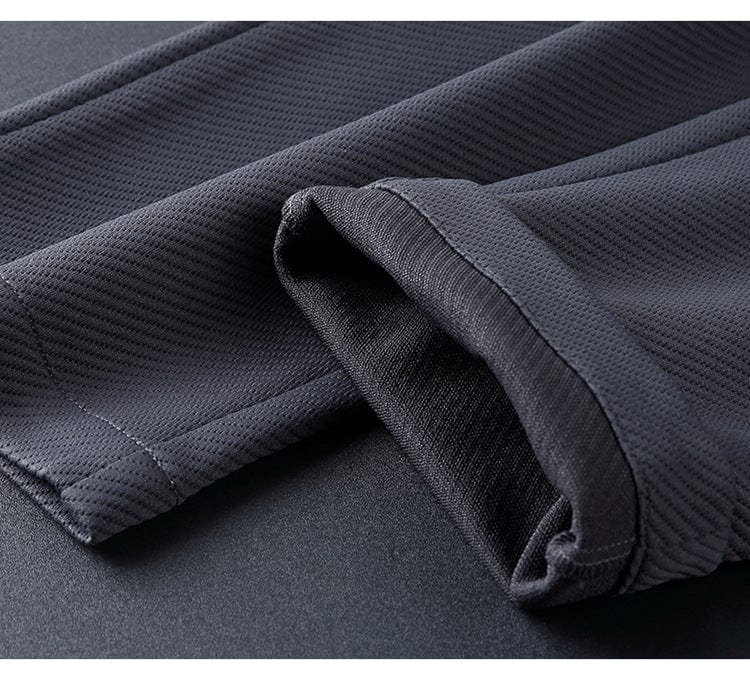 Damien | Survêtement Homme Noir Zippé Col Montant