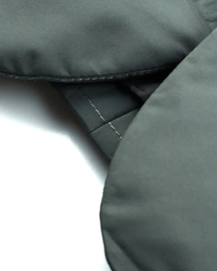 David | Blazer Doudoune Noir Homme Boutonné Col Cranté