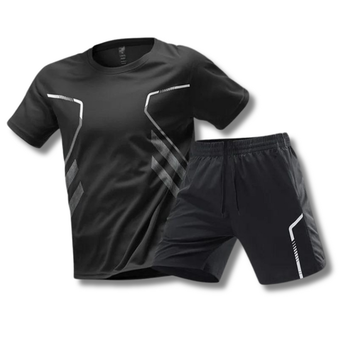 Dylan | Ensemble Sportif Homme T-Shirt Short Noir