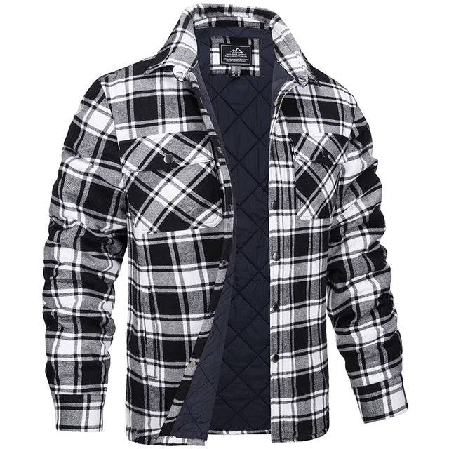 Dylan | Surchemise Matelassée Homme Carreaux Flanelle