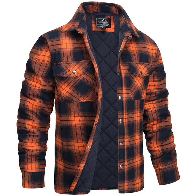 Dylan | Surchemise Matelassée Homme Carreaux Flanelle