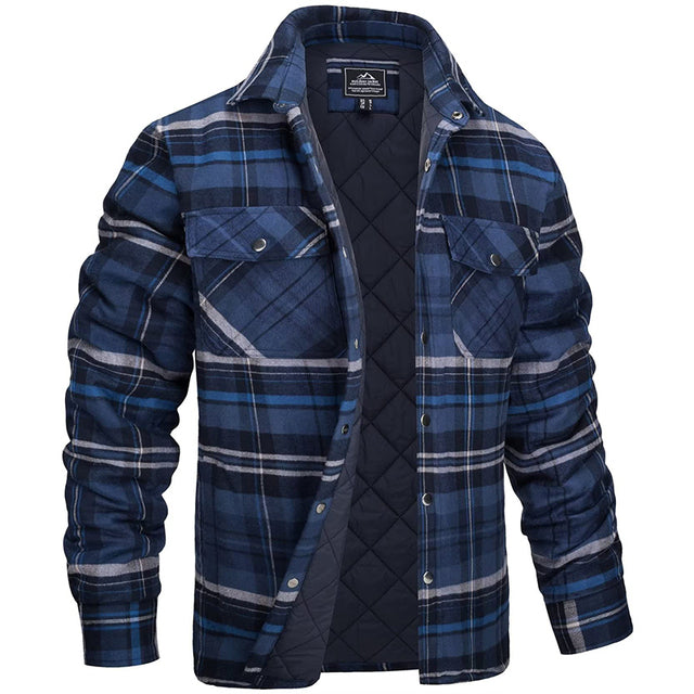Dylan | Surchemise Matelassée Homme Carreaux Flanelle