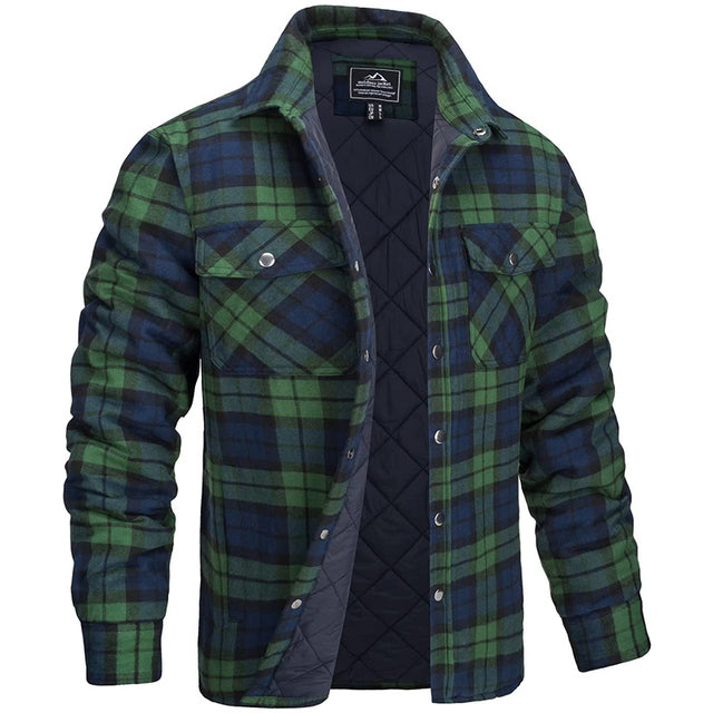 Dylan | Surchemise Matelassée Homme Carreaux Flanelle